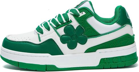 Skateboarding Sneakers Leather Platform Sneaker for Men Comfortable Casual Stylish Walking Shoes Women,Low Top Shoe Couples Casual Tennis Skate Shoes in Kuwait