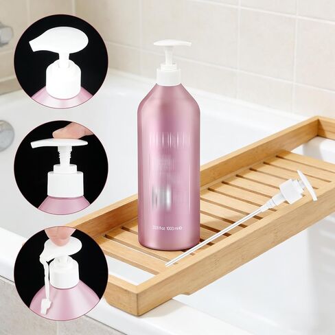 3-Pack Shampoo&Conditioner Pumps Compatible with Redken,Replacement Pumps for 33.8 oz (1L) Bottles,Liter Size Dispenser for Redken Shampoo and Conditioner,Easy-Press for Salon&Home Use. in Saudi Arabia