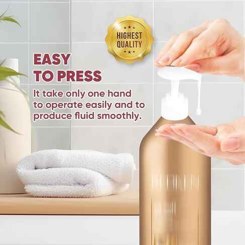 3-Pack Shampoo&Conditioner Pumps Compatible with Redken,Replacement Pumps for 33.8 oz (1L) Bottles,Liter Size Dispenser for Redken Shampoo and Conditioner,Easy-Press for Salon&Home Use. in Saudi Arabia