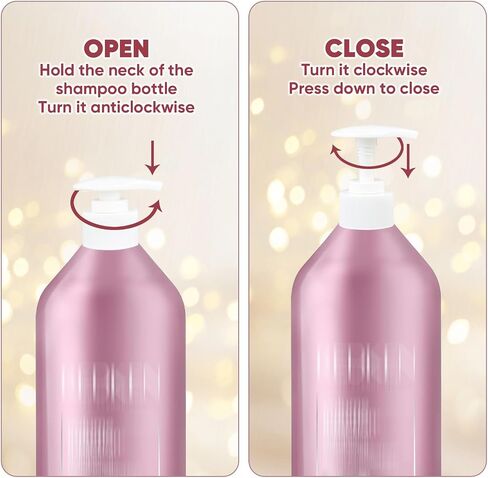 3-Pack Shampoo&Conditioner Pumps Compatible with Redken,Replacement Pumps for 33.8 oz (1L) Bottles,Liter Size Dispenser for Redken Shampoo and Conditioner,Easy-Press for Salon&Home Use. in Saudi Arabia