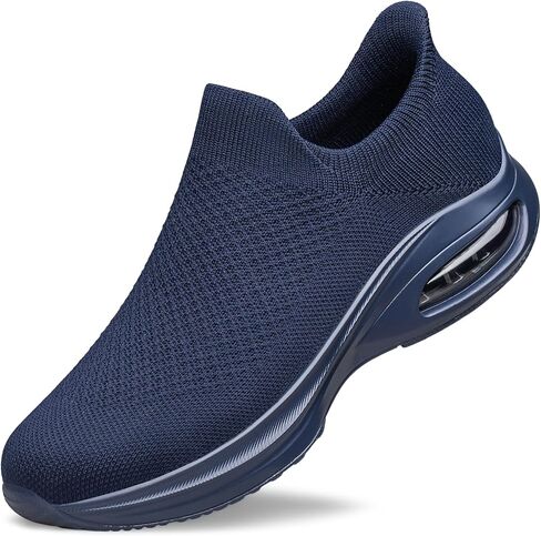Men's Hands-Free Slip On Walking Shoes Non Slip Sock Casual Air Cushion Fashion Sneakers Lightweight Comfortable Tennis Workout Athletic Gym Running Shoes in Saudi Arabia