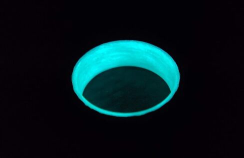 Handmade Ring Band - Men's or Women's Carbon Fiber Twill Ring with Teal Glow Interior, Matte Finish, Glow-in-the-Dark, Durable, Waterproof, Sizes 4-16, Custom Band Widths in Saudi Arabia