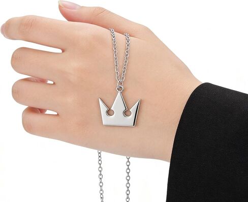 Kingdm heart Sora's Crown & Roxas's Cross Necklaces in Saudi Arabia