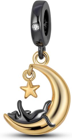 14K Gold Plating 925 Silver Charms for Bracelets And necklace Bow Evil Eye Beads Mother Day Christmas Not Fade Gold Charm for Woman Jewelry Gifts in Saudi Arabia
