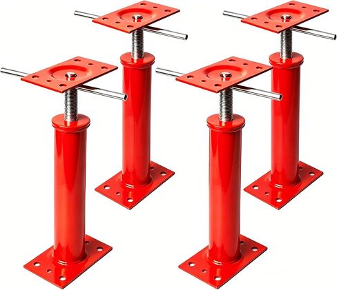 House Floor Jack, 19-38 inches Height Range, Adjustable Post Pole Jacks for Leveling, Joist Beam Basement Jack for House Foundation Temporary Support, 3-5 ton Capacity Floor Jack in Kuwait