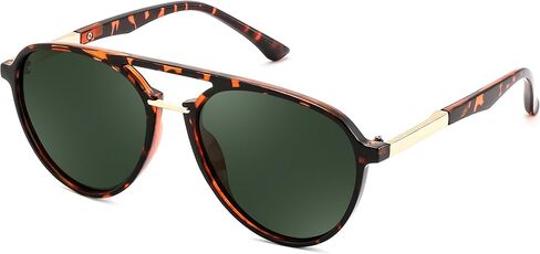 FEISEDY Retro Polarized Aviator Sunglasses for Women Men, 70s 80s Vintage Trendy Aviators Shades UV400 B0453 in Saudi Arabia