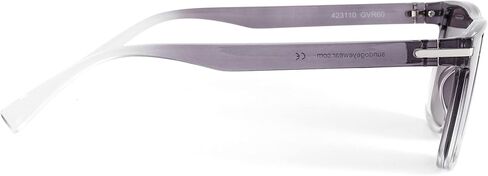 Sundog Eyewear Premium Sunglasses for Men - GvR60 - UV Protection Featured Lens Technology - Great Fit for Golf, Fishing, Fashion, Beach, Aviator, Driving Glasses - Crystal Grey/Clear Fade Smoke in Saudi Arabia