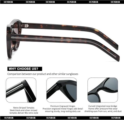 Retro Oval Sunglasses for Women Men 2026 Trendy Cat Eye Sun Glasses 70s Vintage Shades UV Protection in Saudi Arabia