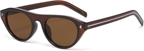 Retro Oval Sunglasses for Women Men 2026 Trendy Cat Eye Sun Glasses 70s Vintage Shades UV Protection in Saudi Arabia