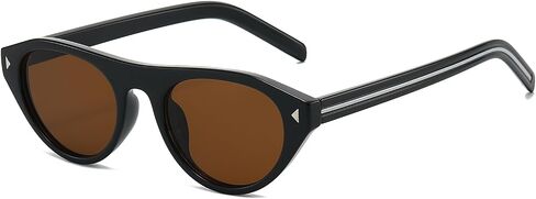 Retro Oval Sunglasses for Women Men 2026 Trendy Cat Eye Sun Glasses 70s Vintage Shades UV Protection in Saudi Arabia