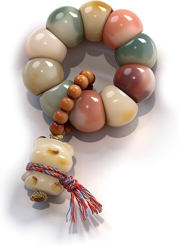 Long tiantian Bodhi Bracelet Fidget Bracelet Natural Bodhi Seed Bracelets Anxiety Relief Items Fidget Protection Healing Stretch Jewelry in Kuwait