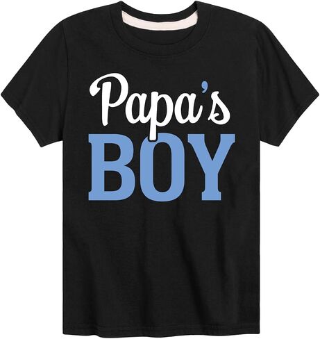 Instant Message - Papas Boy - Toddler & Youth Short Sleeve Graphic T-Shirt in Kuwait