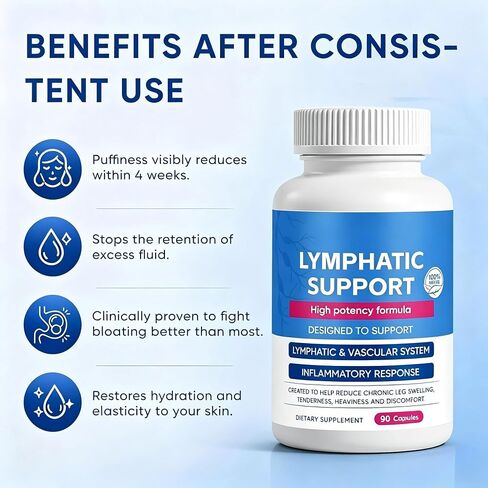 Support Lymphatic Drainage Capsules,Help Balance Body Fluids in Kuwait