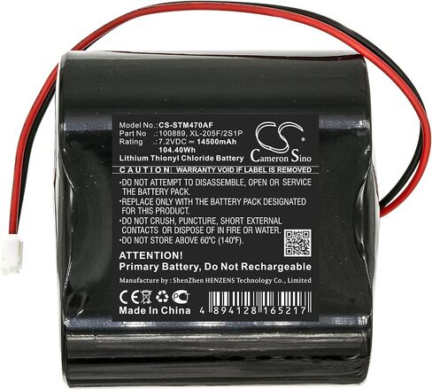 Estry 100889 31126 XL-205F/2S1P استبدال البطارية لـ Seametrics iMag4700 مقياس الجريان AG2000 مقياس الجريان WMX104 متر iMAG4600 متر in Kuwait