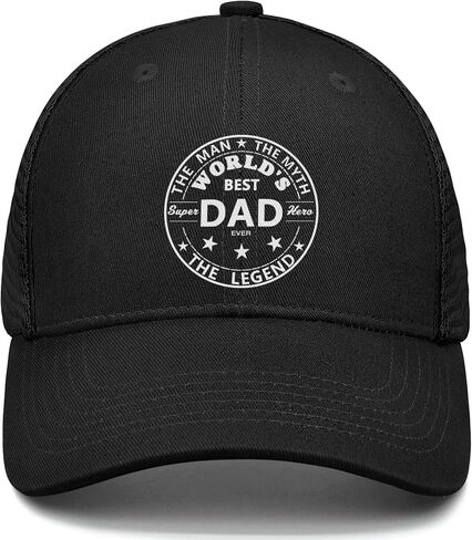 Fathers Day Best Dad Ever Hat Gifts for Dad from Daughter Son Papa Baseball Cap Birthday Gift in Saudi Arabia