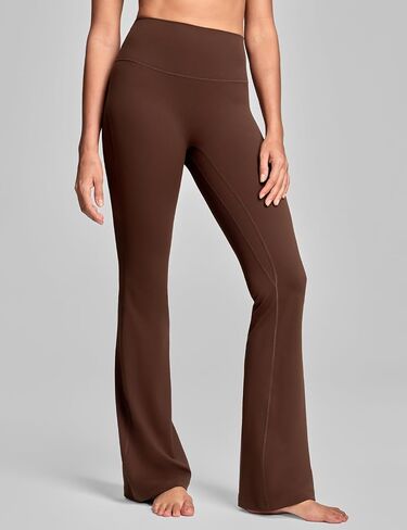HeyNuts Harmony No Front Seam Flare Leggings 29"/30.5"/32.5"/34.5", Tummy Control Bootcut Wide Leg Yoga Pants Lounge Soft in Saudi Arabia