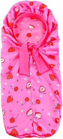2PCS Girls Unicorn Hair Bonnet for Sleeping,Extra Long Satin Bonnet with Elastic Tie Band for Kids Braids Curly Hair in Kuwait