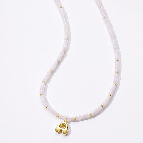 KELORIS PATH Beaded Necklaces, K Beaded Letter Necklace in Kuwait