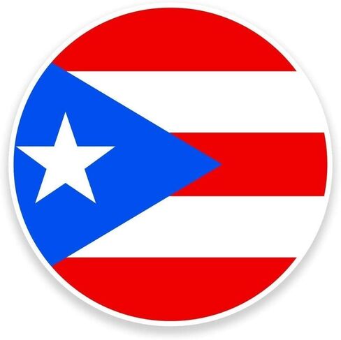 Puerto Rico Flag Round Metal 0.75" Lapel Pin Hat Shirt Pin Tie Tack Pinback in Saudi Arabia