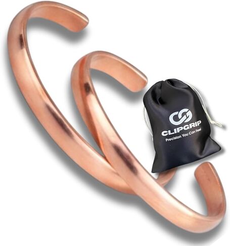 Copper Bracelets for Men & Women 100% Pure Solid Copper, Handmade Hammered Cuff Bangles, Raw Uncoated Authentic Tibetan Style, Adjustable Open Bracelet (2-PACK) in Saudi Arabia