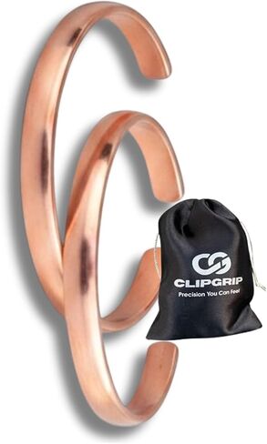 Copper Bracelets for Men & Women 100% Pure Solid Copper, Handmade Hammered Cuff Bangles, Raw Uncoated Authentic Tibetan Style, Adjustable Open Bracelet (2-PACK) in Saudi Arabia