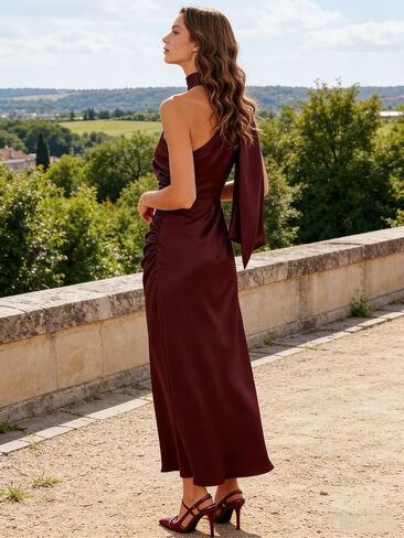 RIHOAS Women's Formal Dress, Elegant Wedding Guest Bridesmaid Cocktail Gown for Spring Summer Garden Party Evening Fiesta in Kuwait