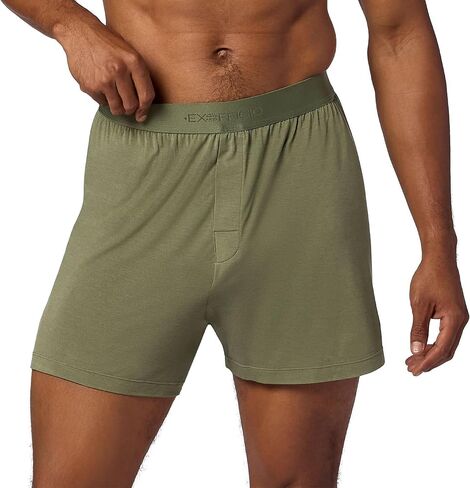 ExOfficio Men's Everyday Boxer, Olive Grove, Large in Kuwait