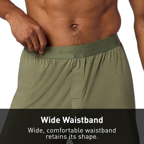 ExOfficio Men's Everyday Boxer, Olive Grove, Large in Kuwait