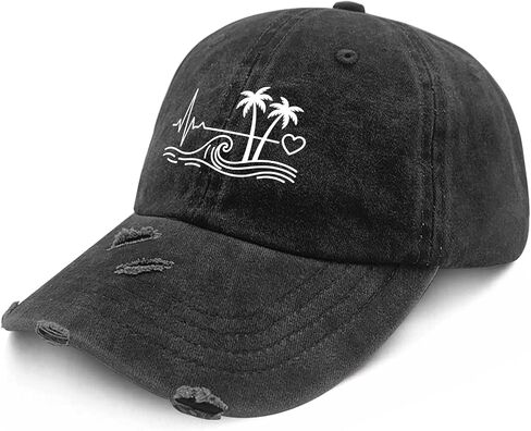 Beach-Heartbeat Baseball Hats Garde Cap for Daughter in Kuwait