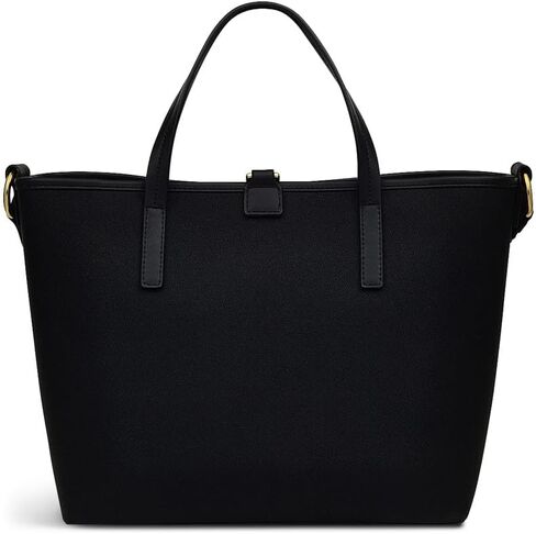 RADLEY London Addison Gardens Signature Responsible Women's Medium Recycled Canvas Open Top Satchel Bag, Black in Kuwait