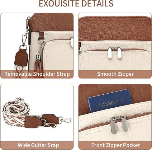 FALAN MULE Leather Crossbody Bags for Women Trendy Hobo Purses Shoulder Handbags in Saudi Arabia
