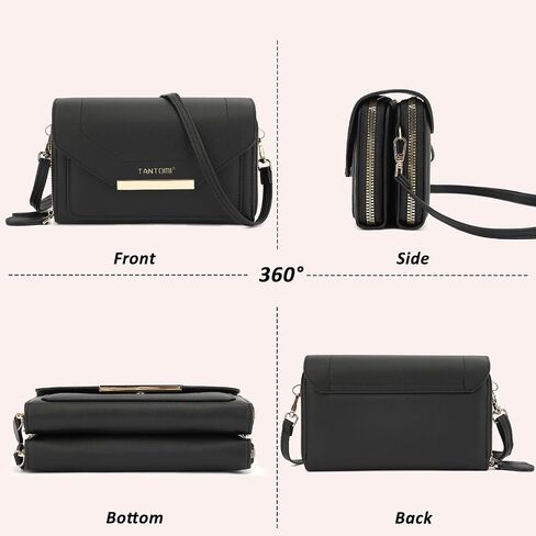 TANTOMI Small Crossbody Bag for Women Vegan Leather Cell Phone Purse Crossbody Wallet with Adjustable Strap in Saudi Arabia