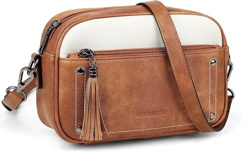 MASINTOR Crossbody Purses for Women Vegan Leather, Travel Purse Shoulder Handbag with Adjustable Strap and Tassel in Kuwait