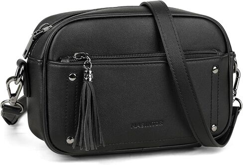 MASINTOR Crossbody Purses for Women Vegan Leather, Travel Purse Shoulder Handbag with Adjustable Strap and Tassel in Saudi Arabia