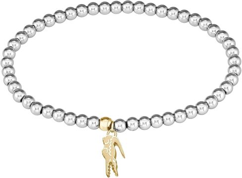 Lacoste Orbe Women's Steel Beads Elastic Jewelry Bracelet, Elegant and Simple in Kuwait