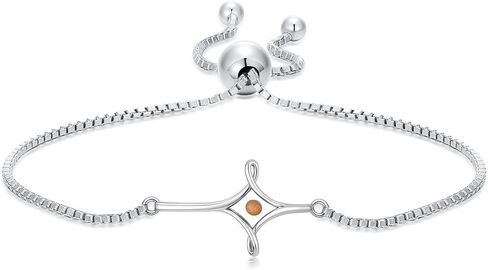HPQQ Cross Mustard Seed bracelet 925 Sterling Silver Faith Christian Jewelry Christmas Gifts for Women Her in Saudi Arabia