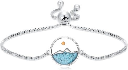 HPQQ Cross Mustard Seed bracelet 925 Sterling Silver Faith Christian Jewelry Christmas Gifts for Women Her in Saudi Arabia