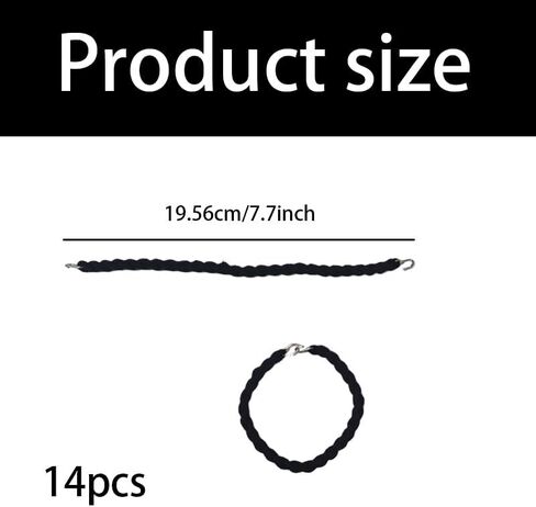 14PCS Military Boot Blousers，Elastic Leg Blousing Straps with Metal Hooks for Army, Navy, Air Force Uniform Trousers in Saudi Arabia