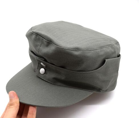 WWII German Heer EM HBT M43 Field Summer Soldier Cap hat Grey Replica in Saudi Arabia