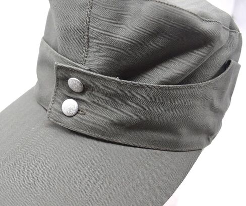 WWII German Heer EM HBT M43 Field Summer Soldier Cap hat Grey Replica in Saudi Arabia