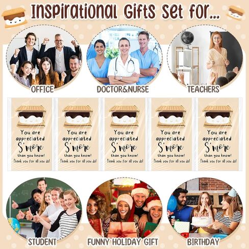 Lyrow 24 Sets Graduation Appreciation Gifts Cute Marshmallow Pins with Cheer up Cards Cartoon Brooch Collar Pin Coworker Recognition Gifts for Nurse Student Staff Team in Kuwait