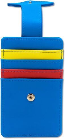 Buckle-Down DC Comics Wallet, Character Wallet ID Card Holder, Superman Super Shield Logo Blue, Vegan Leather in Kuwait