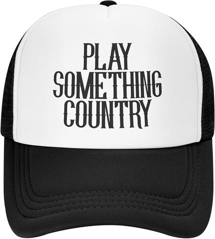 Statement Graphic Trucker Hat Collection - Adjustable Mesh Back Baseball Cap - Unique Designs for Sports Moms, Daily Style in Saudi Arabia