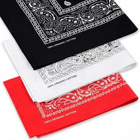 KP Bandana – 100% Cotton & Natural Fibers – Soft, Durable & Machine Washable – For Men & Women in Saudi Arabia