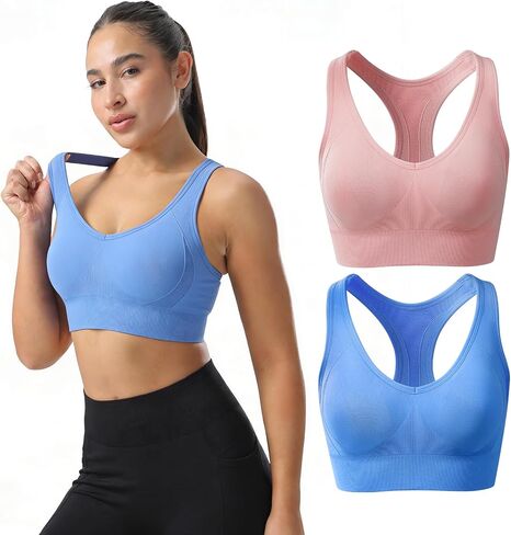 Sports Bras for Women Support Racerback Bras High Impact for Yoga Gym Workout Fitness in Saudi Arabia