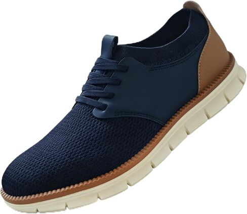 Men's Knit Flex Breeze Mesh Sneakers Casual Dress Sneakers Slip On Casual Dress Shoes Hands Free Walking Shoes in Kuwait