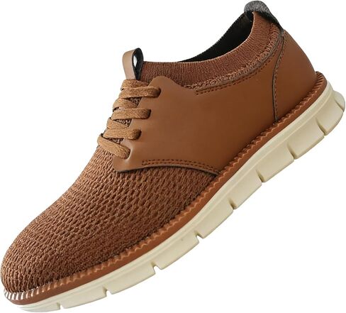 Men's Knit Flex Breeze Mesh Sneakers Casual Dress Sneakers Slip On Casual Dress Shoes Hands Free Walking Shoes in Saudi Arabia