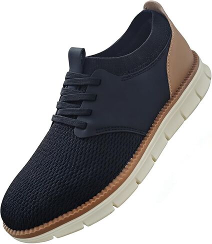Men's Knit Flex Breeze Mesh Sneakers Casual Dress Sneakers Slip On Casual Dress Shoes Hands Free Walking Shoes in Kuwait