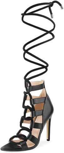 Only maker Gladiator Strappy Stiletto High Heels Sandals in Saudi Arabia