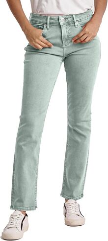 DEAR JOHN Blaire Straight Leg Jean Mid Rise Slim Fit Ankle Length Stretch Denim in Saudi Arabia
